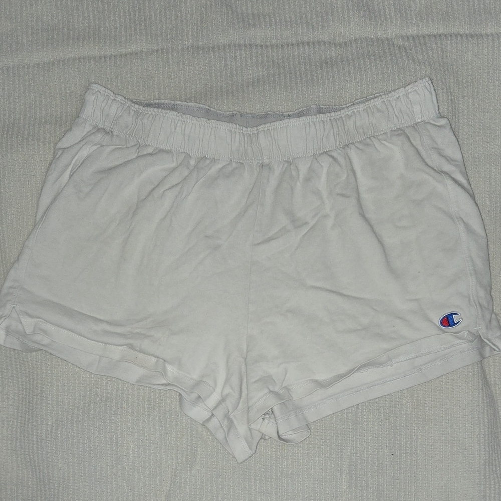 Champion Classic White Shorts Size Large